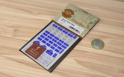 画像2: マソモデル[MH35128]1/35 ジオラマ素材 通り名標識デカール ビッグセット(5枚入)