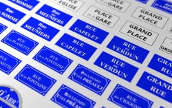 画像8: マソモデル[MH35128]1/35 ジオラマ素材 通り名標識デカール ビッグセット(5枚入)