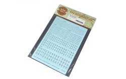 画像2: マソモデル[MH80001]スケールフリー 黒色数字デカール タイプ1 小サイズ