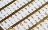 マソモデル[MH80006]スケールフリー フォトエッチング製ゴシック体数字シート 1.5/2.0/2.5/3.0mmサイズ
