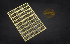 画像1: マソモデル[MH80009]スケールフリー エッチング製英大文字シート 4.0mmサイズ (1)