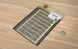 画像2: マソモデル[MH80010]スケールフリー エッチング製英大文字シート 6mmサイズ