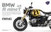 画像1: モンモデル[MENMT-003u]1/9 BMW R nine T Option 719ブラック・ストーム・メタリック / ヴィンテージ スペシャルペイント(プレカラーバージョン) (1)
