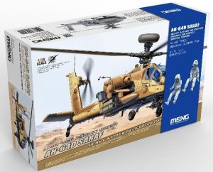 画像1: モンモデル[MENQS-005s]1/35 AH-64D サラフ 戦闘ヘリコプター　(イスラエル空軍) レジンフィギュア2体付 特別版 (1)