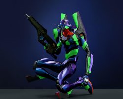 画像6: モンモデル[MENMECHA-001LH]汎用ヒト型決戦兵器　人造人間エヴァンゲリオン 初号機Ver.1.5(イリデッセント塗装)