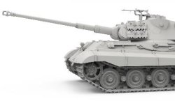 画像3: モンモデル[MEN72-010]1/72 ドイツ 重戦車 キングタイガー(ポルシェ砲塔)