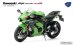 画像4: モンモデル[MENMT-007t]1/9 カワサキ Ninja ZX-10R KRT EDITION  (塗装済み) (4)