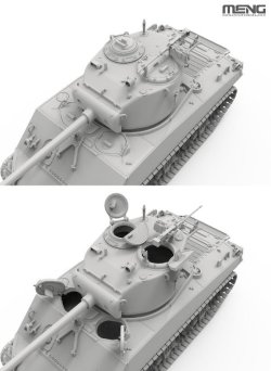 画像5: モンモデル[MEN72-019]1/72 アメリカ 中戦車 M4A3(76)Wシャーマン