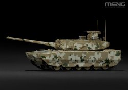 画像2: モンモデル[MENTS-062a]1/35 中国 主力戦車 ZTZ-100アキュレートカラーバージョン