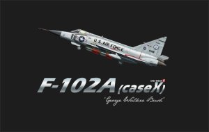 画像1: モンモデル[DS-003s]1/72 F-102A デルタダガー戦闘機(ケース X) ジョージ・W・ブッシュ機 (1)