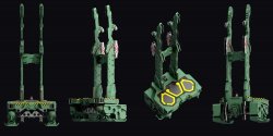 画像1: モンモデル[MENMECHA-003L]エヴァンゲリオン専用拘束兼移動式射出台(プレカラーバージョン)