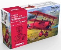 モンモデル[MENQS-002s]1/32 フォッカー Dr.I 戦闘機 レッドバロン(1/10 レジン製胸像付き)