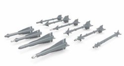 画像2: モンモデル[MENSPS-043]1/48 アメリカ近距離空対空ミサイル