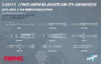 モンモデル[MENSPS-044]1/48 アメリカ中遠距離空対空ミサイル