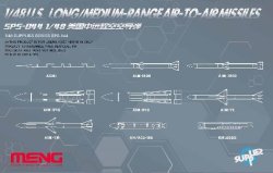 画像1: モンモデル[MENSPS-044]1/48 アメリカ中遠距離空対空ミサイル