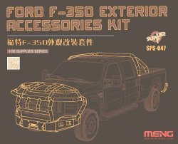 画像1: モンモデル[MENSPS-047]1/24 フォードF-350外装オプションパーツ(レジン製)