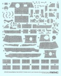 モンモデル[MENSPS-053]1/35 パンターA後期型用ツィンメリットコーティング タイプD(斜め)