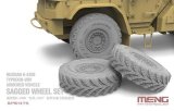 モンモデル[MENSPS-075] 1/35 ロシア K-4386 タイフーン-VDV 装輪装甲車専用 自重変形タイヤセット