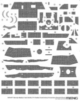モンモデル[MENSPS-077]1/35 ドイツ 中戦車 Sd.Kfz.171 パンター A 初期型用 ツィンメリットコーティングデカール