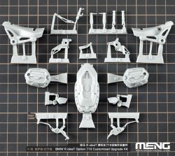 画像2: モンモデル[MENSPS-078]1/9 BMW R nineT 719カスタマイズ アップグレードキット (レジン製)