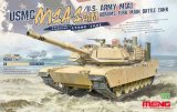 モンモデル[MENTS-032]1/35 アメリカ海兵隊 M1A1 AIM/アメリカ陸軍 M1A1 TUSK エイブラムズ戦車