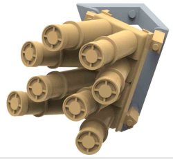 画像3: モンモデル[MENTS-032]1/35 アメリカ海兵隊 M1A1 AIM/アメリカ陸軍 M1A1 TUSK エイブラムズ戦車