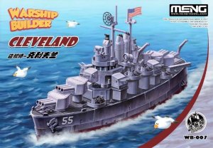 画像1: モンモデル[MENWB-007]ウォーシップビルダー 軽巡洋艦 クリーブランド (1)