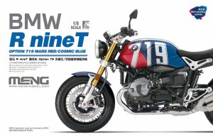 画像1: モンモデル[MENMT-003t]1/9 BMW R nine T オプション719 マーズレッド/コスミックブルー プレカラーバージョン (1)