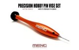 モンモデル[MENMTS-023]MENGピンバイスセット (0.4〜1.3mmのドリル刃10本付き)