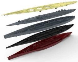画像2: モンモデル[MENPS-001]1/700 イギリス海軍戦艦ロドネイ