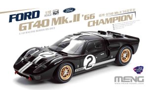 画像1: モンモデル[MENRS-003]1/12 フォードGT40 Mk.II '66 チャンピオン 　プレカラーバージョン (1)