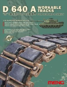 画像1: モンモデル[MENSPS-016]1/35 レオパルド1用 D640A 可動履帯 (1)