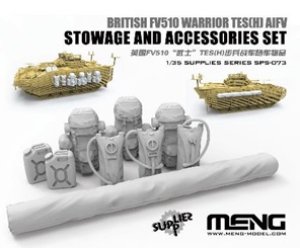 画像1: モンモデル[MENSPS-073]1/35 イギリス FV510 ウォーリア TES(H)  歩兵戦闘車 アクセサリーセット (1)