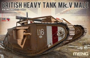 画像1: モンモデル[MENTS-020]1/35 イギリス重戦車 Mk.V（メール） (1)