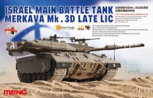 画像1: モンモデル[MENTS-025]1/35 イスラエルメルカバMk.3D主力戦車低強度紛争型 (1)