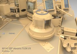 画像13: モンモデル[MENTS-026]1/35 アメリカ主力戦車 M1A2 SEP TUSK I/TUSK II