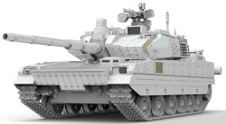 画像2: モンモデル[MENTS-050]1/35 中国人民解放軍 ZTQ15軽戦車 爆発反応装甲タイプ