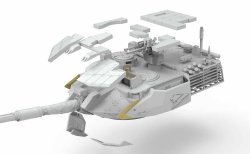 画像6: モンモデル[MENTS-050]1/35 中国人民解放軍 ZTQ15軽戦車 爆発反応装甲タイプ