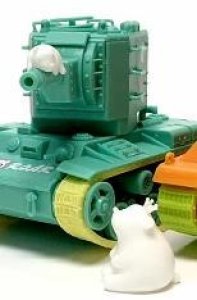 モンモデル[MENWWP-004s]WWT ソ連重戦車 KV-2 ミントグリーン