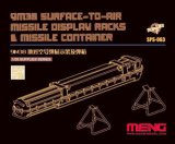 モンモデル[MENSPS-063]1/35 ロシア 9M38 地対空ミサイル ディスプレイラック&ミサイルコンテナ (レジン製)