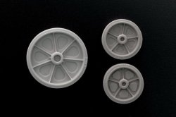 画像2: FuryModels[FM35002]1/35　M3/M3A1/M5スチュアート軽戦車用スポーク閉塞型転輪&誘導輪セット