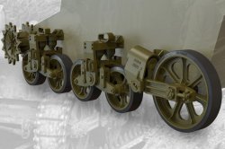 画像1: FuryModels[FM35014]1/35　M5/M5A1軽戦車/M8自走砲用転輪&サスペンションセット