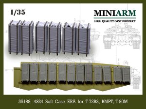 画像1: Miniarm[B35188]1/35 現用 ロシア 4S24ERA(爆発反応装甲)ソフトケース型(トランペッター製T-72B3、BMPT、T-90MS対応) (1)