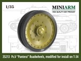 Miniarm[B35213]1/35 WWII 露/ソ T-34用ハイブリッド「パンサー」ホイールセット (ズベズダ/ドラゴン/ミニアート用)