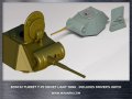 Miniarm[B35032]1/35 Т-70 WWII Soviet light tank, Turret plus gun barrel(metal) includes driver's hatch