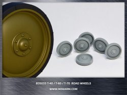 画像1: Miniarm[B35033]1/35 T-40/T-60/T-70  Road wheels 12pcs