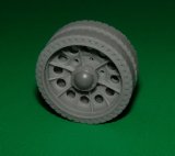 Miniarm[B35037]T-34、SU-85用孔開きタイヤ付スパイダーリブ 転輪セット(DML/ズべズダ用)