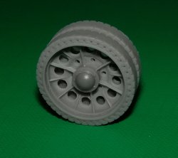 画像1: Miniarm[B35037]T-34、SU-85用孔開きタイヤ付スパイダーリブ 転輪セット(DML/ズべズダ用)