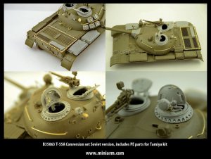 画像1: Miniarm[B35063]T-55A ソ連軍仕様コンバージョン(タミヤ用) (1)