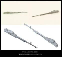 画像1: Miniarm[B35071]Kord 12.7mm 重機関銃(汎用)